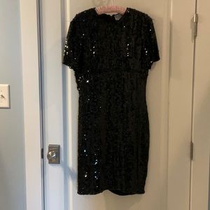 Black Sequin Dress